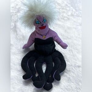 The Disney Store The Little Mermaid Ursula bean bag plush
